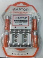 Pilas recargable AA más Cargador Raptor
